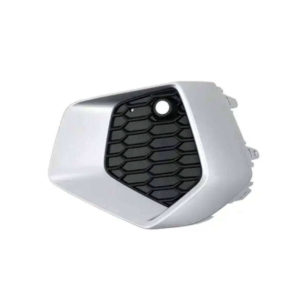 Car Craft Compatible With Audi A3 2020+ S Line Bumper Fog Lamp Grill Frame Cover Black Silver
