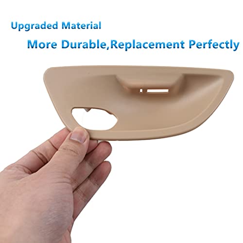 Car Craft 5 Series Door Handle Bowl Cover Compatible with BMW 5 Series Door Handle Bowl Cover 5 Series F10 2010-2017 Black Set