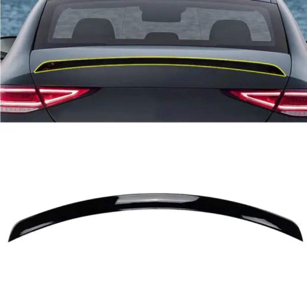 Car Craft Compatible with Mercedes CLS W257 C257 2018+ Rear Trunk Boot Lip Wing Spoiler Zst-296 Gb Glossy Black