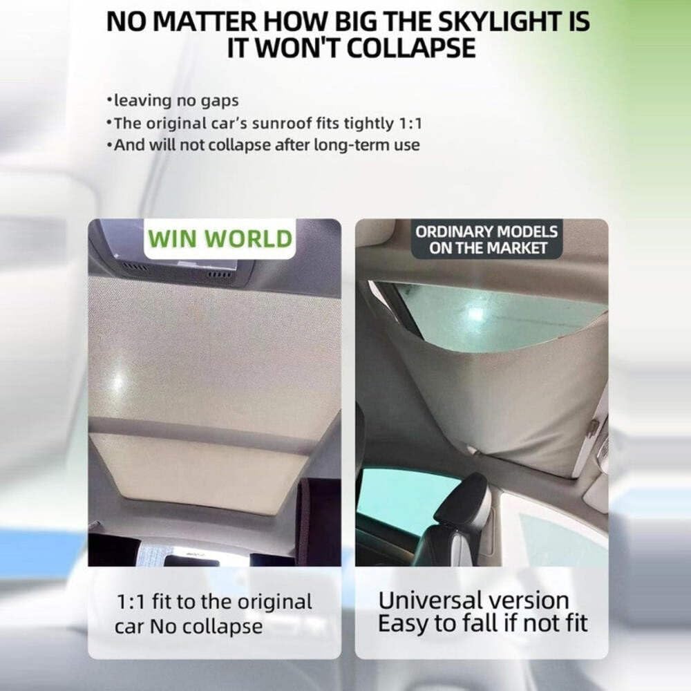 Car Craft Compatible With Audi A4 S4 Rs4 B9 2017-2024 Car Panoramic Sunroof Curtain Roof Roller Blinds Shade Cloth Curtain Assembly 8w9877307uj8 Jl0m122z Beige CC-8681