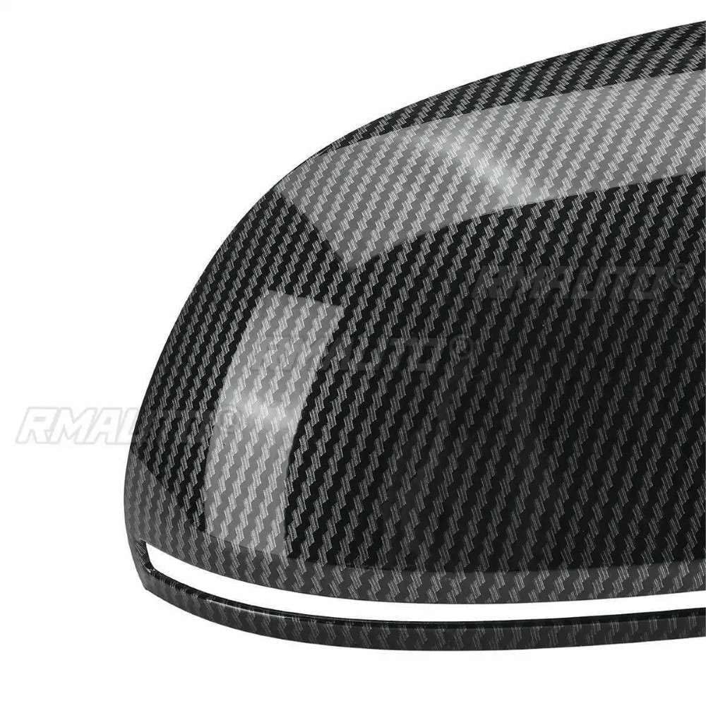 Car Craft Compatible With Audi A4 2009-2012 Side Rear View Case Wing Cap Shell Housing Mirror Covers 3m Tape Pasting Style Ar-mr-058 Glossy Black CC-8088