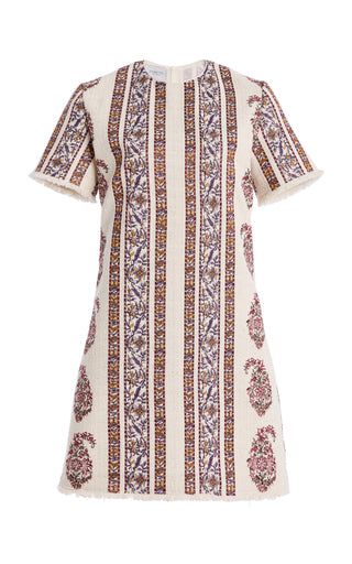 Paisley Boucle Dress
