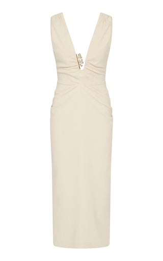 Martina Gathered Midi Dress
