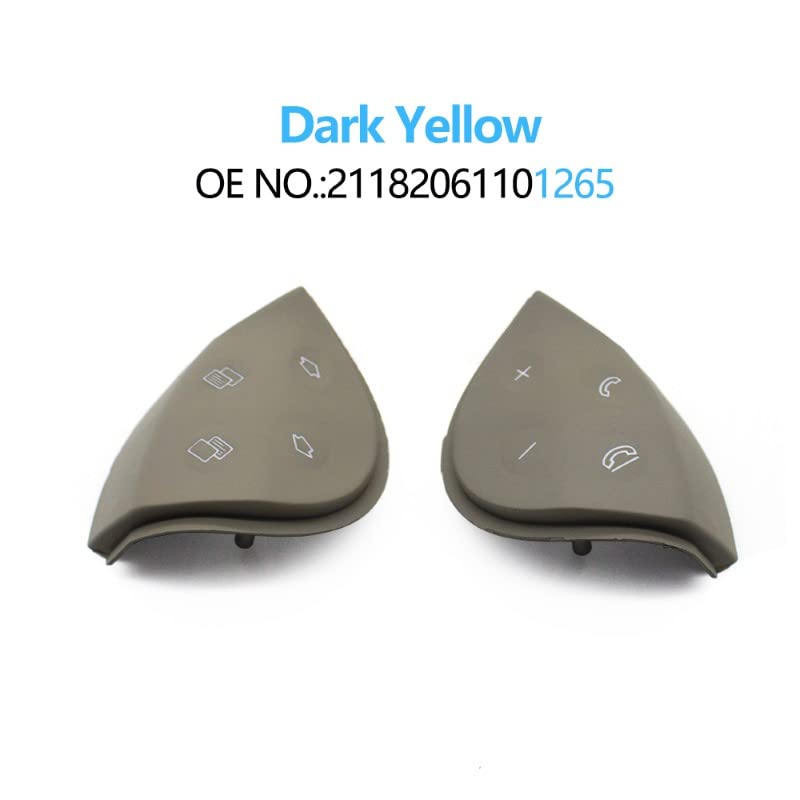 Car Craft E Class Steering Button Compatible With Mercedes E Class Steering Button E Class W211 2003-2006 Yellow -graphql