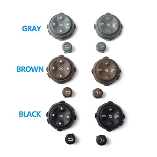 Car Craft S Class Steering Wheel Button Compatible With Mercedes S Class Steering Wheel Button S Class W221 2006-2009 Brown -graphql