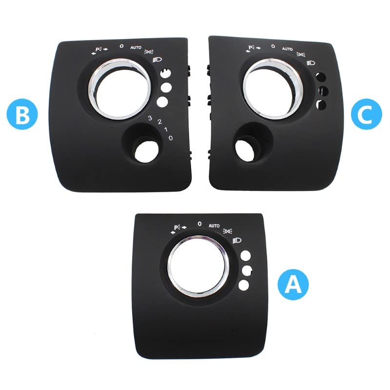 Car Craft Ml Headlight Switch Cover Compatible With Mercedes Ml Headlight Switch Cover Ml W164 2005-2011 Gl W164 2005-2012 -graphql