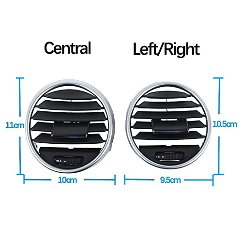 Car Craft Ml Ac Vent Compatible With Mercedes Ml Ac Vent Ml W164 2005-2012 Gl W164 2005-2011 Brown Left -graphql