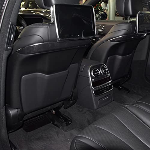 Car Craft S Class Seat Storage Pocket Compatible with Mercedes S Class Seat Storage Pocket S Class W222 2014-2020 Black -graphql
