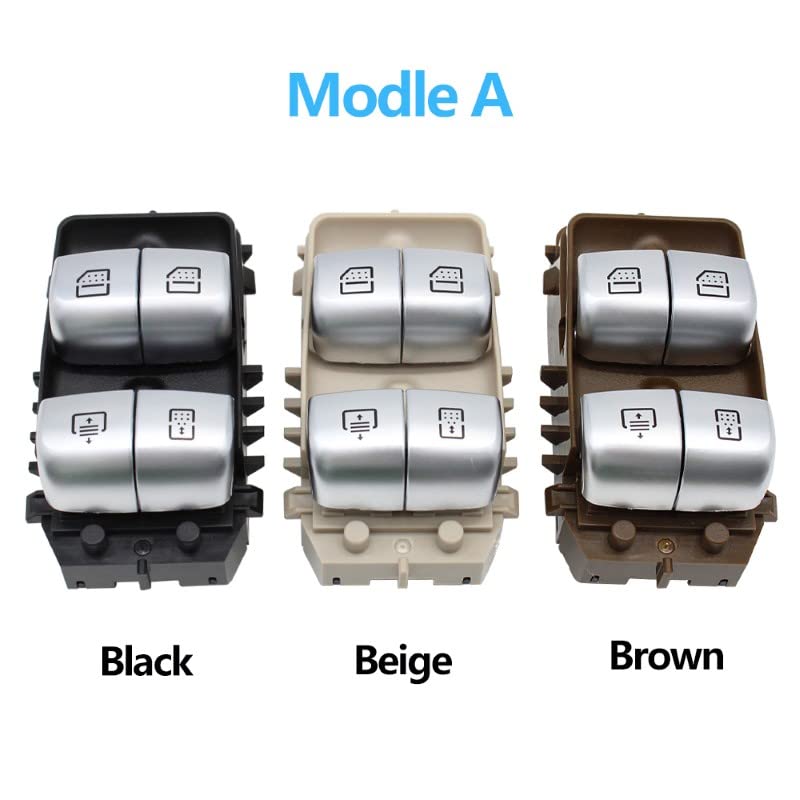 Car Craft E Class Window Switch Button Rear Compatible With Mercedes E Class Window Switch Button Rear S Class W222 2014 E Class W213 2018 Beige -graphql