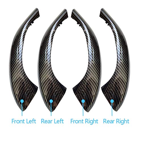 Car Craft X1 Door Handle Compatible with BMW X1 Door Handle X1 F48 2016-2021 Carbon Fiber -graphql