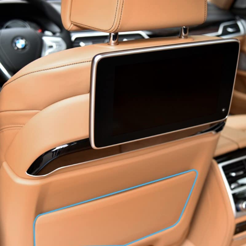 Car Craft 5 Series Seat Storage Pocket Cover Compatible with BMW 5 Series Seat Storage Pocket Cover 5 Series G30 2017-2021 6 Series G32 2017-2021 7 Series G12 2016-2021 Brown -graphql