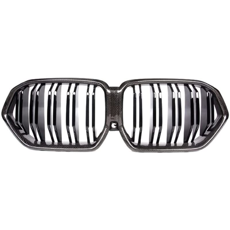 Car Craft Front Bumper Grill Compatible With Bmw X6 G06 2019-2022 Front Bumper Grill Carbon Fiber Look Carbon Fiber Look -graphql