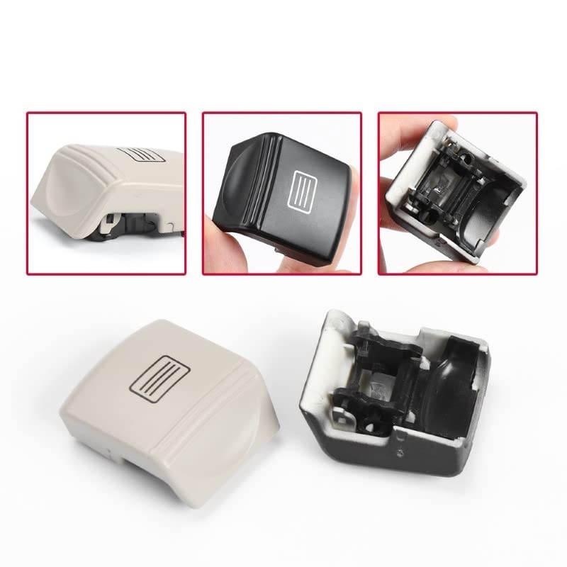 Car Craft C Class Sunroof Button Sunroof Switch Cover Compatible With Mercedes C Class Sunroof Button Sunroof Swith C Class W204 2007-2014 Black -graphql