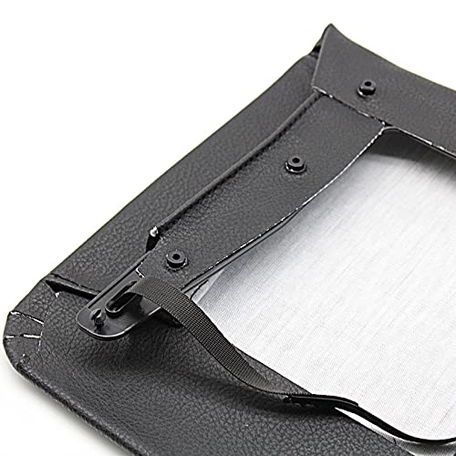 Car Craft Glc Seat Storage Pocket Cover Compatible with Mercedes Glc Seat Storage Pocket Cover C Class W205 2014-2021 E Class W213 2016-2021 Glc W253 2015-2021 W257 CLS Black -graphql