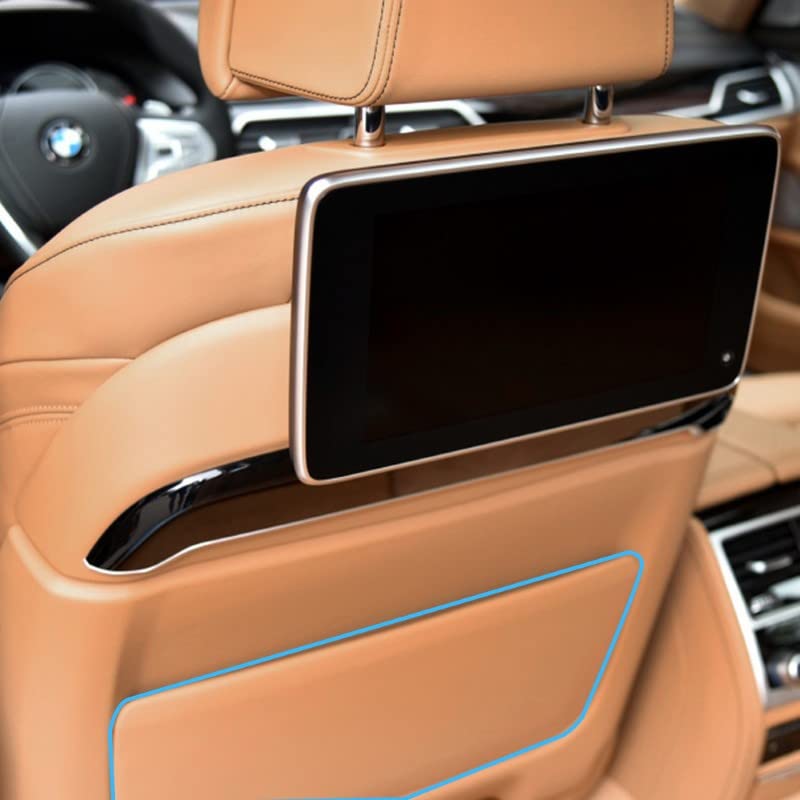 Car Craft 5 Series Seat Storage Pocket Cover Compatible with BMW 5 Series Seat Storage Pocket Cover 5 Series G30 2017-2021 6 Series G32 2017-2021 7 Series G12 2016-2021 Black -graphql