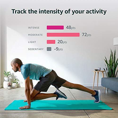 Amazon Halo Band - Large – Measure how you move, sleep, and sound – Designed with privacy in mind - Winter + Silver
