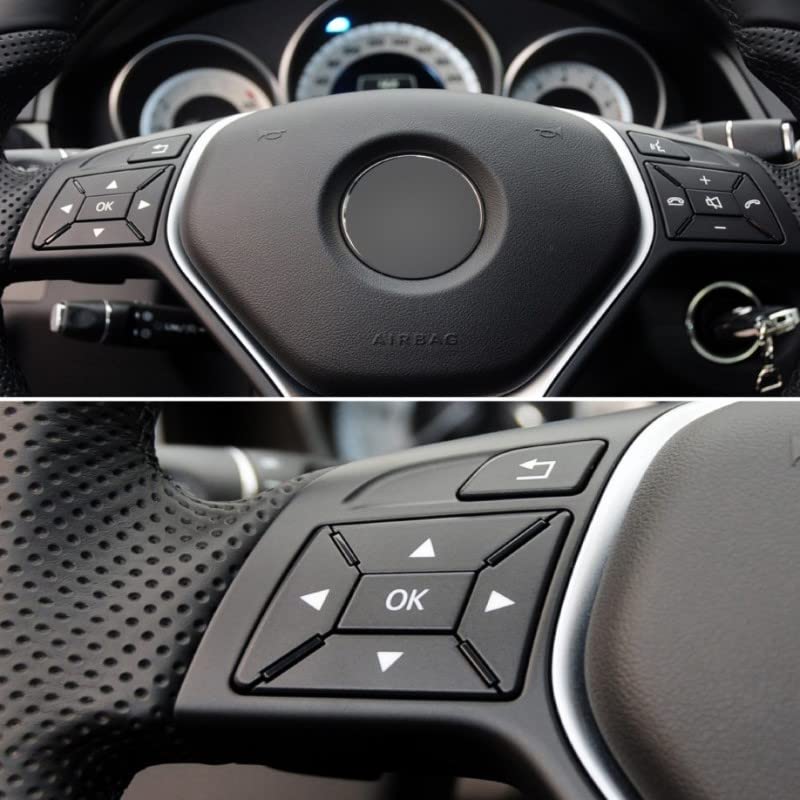 Car Craft Gla Steering Wheel Button Compatible With Mercedes Gla Steering Wheel Button C Class W204 2011-2014 Gla W156 2015-2020 B Class W246 2012-2018 A Class W176 2013-2018 Cls W218 2013-2018 Black -graphql