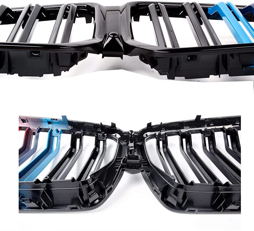 Car Craft Front Bumper Grill Compatible With Bmw X6 G06 2019-2022 Front Bumper Grill Carbon Fiber Look M Colour -graphql