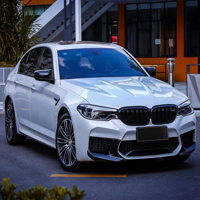 Car Craft Front Bumper Lip Compatible With Bmw 5 Series G30 2017-2020 Upgraded Front Bumper Lip Glossy Black M5 -graphql