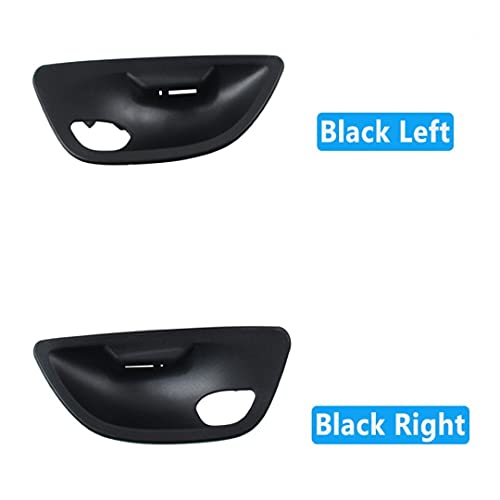 Car Craft 5 Series Door Handle Bowl Cover Compatible with BMW 5 Series Door Handle Bowl Cover 5 Series F10 2010-2017 Black Set