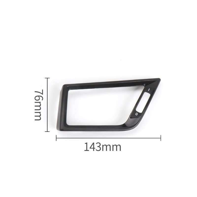 Car Craft X1 Ac Vent Ac Vent Frame Compatible With Bmw X1 Ac Vent Ac Vent Frame X1 E84 2010-2016 Left Matt Black