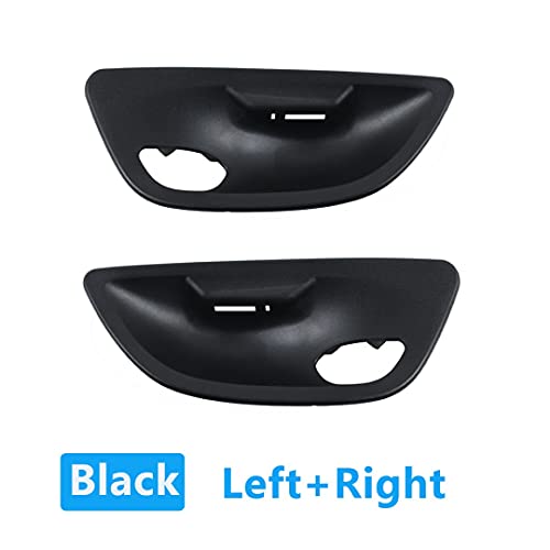 Car Craft 5 Series Door Handle Bowl Cover Compatible with BMW 5 Series Door Handle Bowl Cover 5 Series F10 2010-2017 Black Set