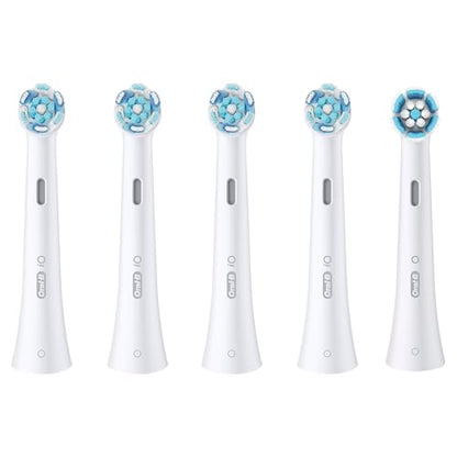 Oral-B iO Ultimate Clean Replacement Brush Heads, 5 Count, 4 Ultimate Clean + 1 Gum & Sensitive White