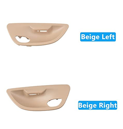 Car Craft 5 Series Door Handle Bowl Cover Compatible with BMW 5 Series Door Handle Bowl Cover 5 Series F10 2010-2017 Beige Set