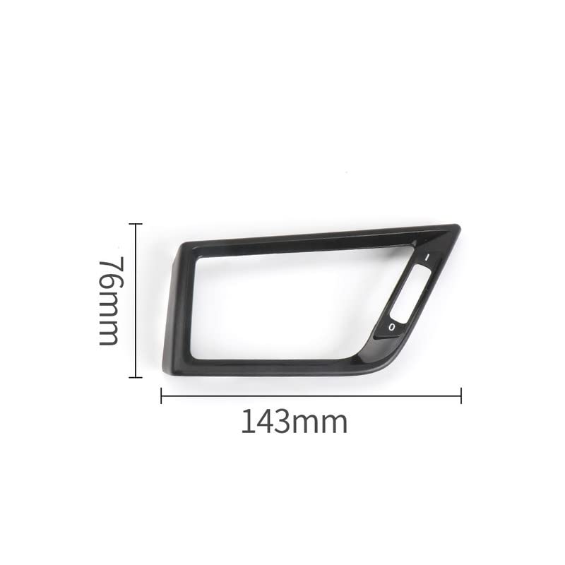 Car Craft X1 Ac Vent Ac Vent Frame Compatible With Bmw X1 Ac Vent Ac Vent Frame X1 E84 2010-2016 Left Piano Black