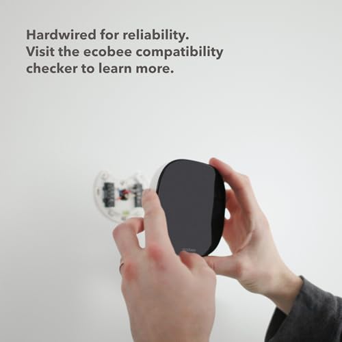 ecobee Smart Thermostat Enhanced - Programmable Wifi Thermostat - Works with Siri, Alexa, Google Assistant - Energy Star Certified - Smart Home