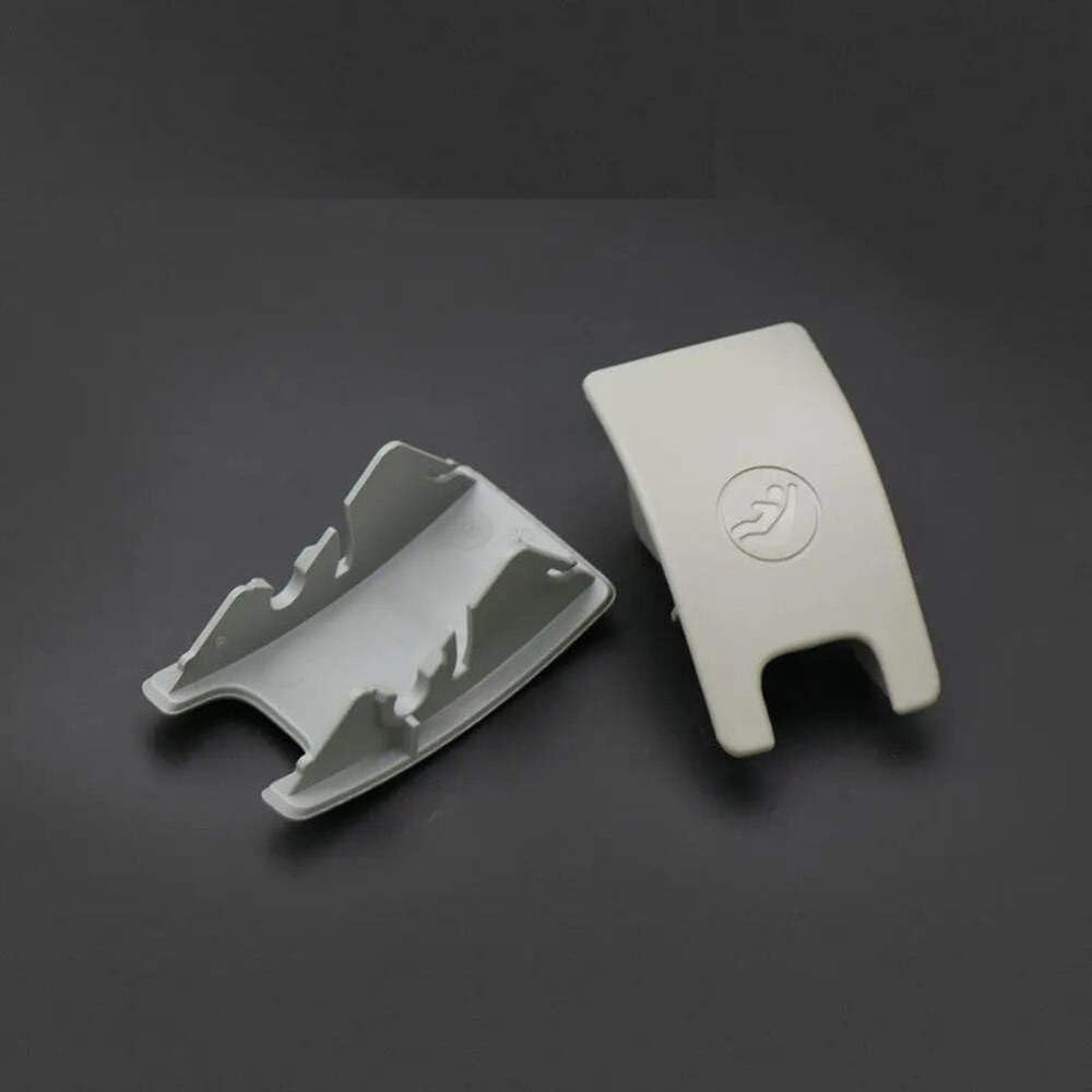 Car Craft Compatible With Audi A4 2008-2016 A6 2013-2018 Child Seat Belt Lock Cover Isofix Cover Gray CC-8928