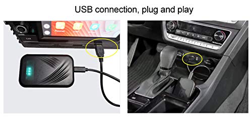 Car Craft Carplay Wireless Apple Carplay Al Box Android Navigation DVD Player Android Auto Compatible with BMW Compatible with Merceds Compatible with Audi Compatible with Range Rover