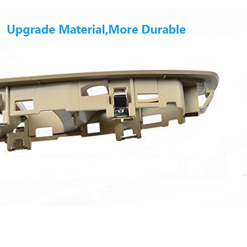 Car Craft 3 Series Window Switch Cover Compatible With Bmw 3 Series Window Switch Cover F30 2012-2018 1 Series F20 2011-2015 Beige Left