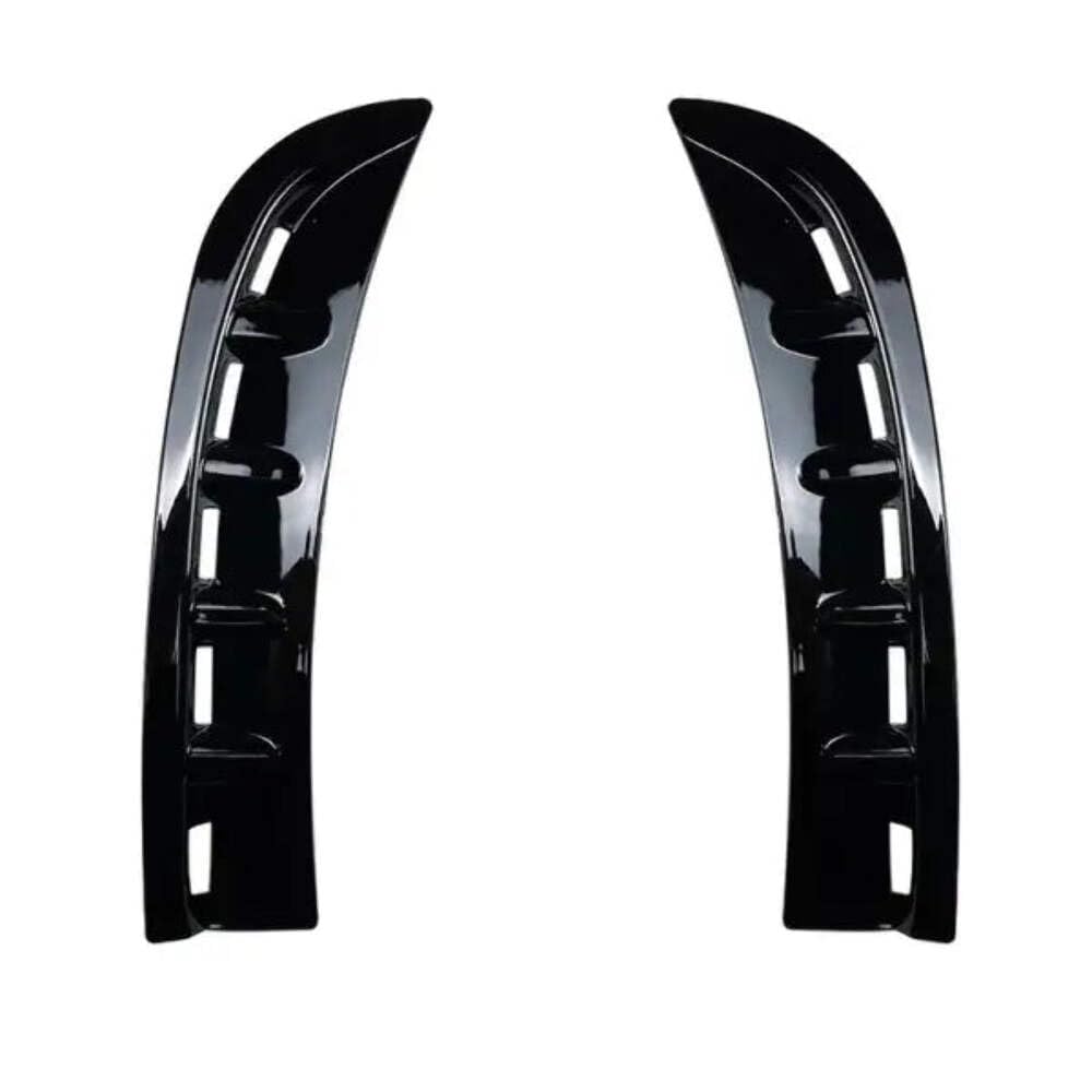 Car Craft Compatible with Mercedes CLS W257 C257 2018+ Front Amg Bumper Flag Side Lip Spoiler Skirst Splitter Zst-281 Gb Glossy Black
