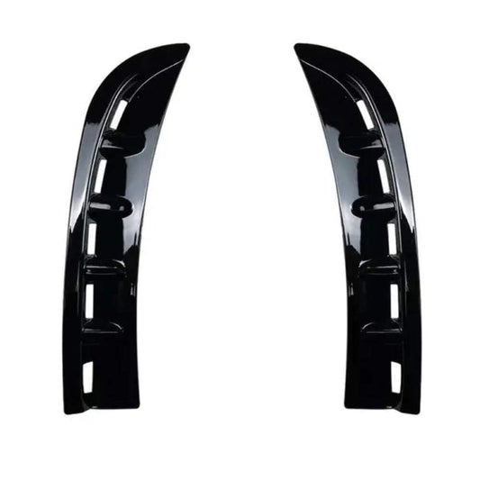 Car Craft Compatible with Mercedes CLS W257 C257 2018+ Front Amg Bumper Flag Side Lip Spoiler Skirst Splitter Zst-281 Gb Glossy Black