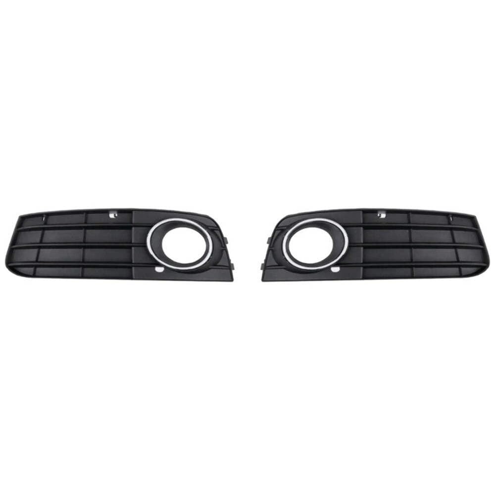 CAR CRAFT Compatible With Audi A4l A4 B8 2009-2012 Car Front Bumper Fog Lights Lamp Cover Grill Grille CC-6048
