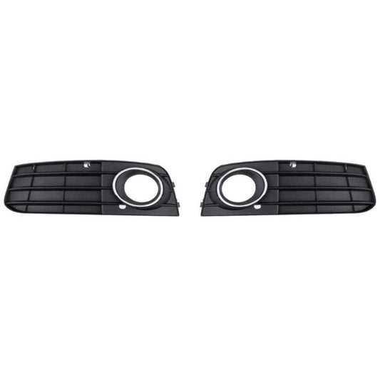 CAR CRAFT Compatible With Audi A4l A4 B8 2009-2012 Car Front Bumper Fog Lights Lamp Cover Grill Grille CC-6048