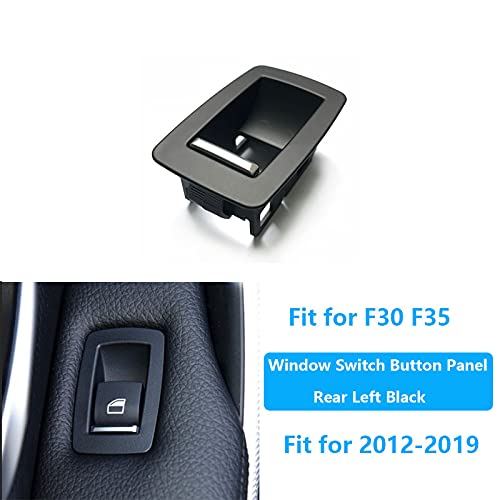 Car Craft 3 Series Window Switch Cover Compatible With Bmw 3 Series Window Switch Cover F30 2012-2018 1 Series F20 2011-2015 Black Rear