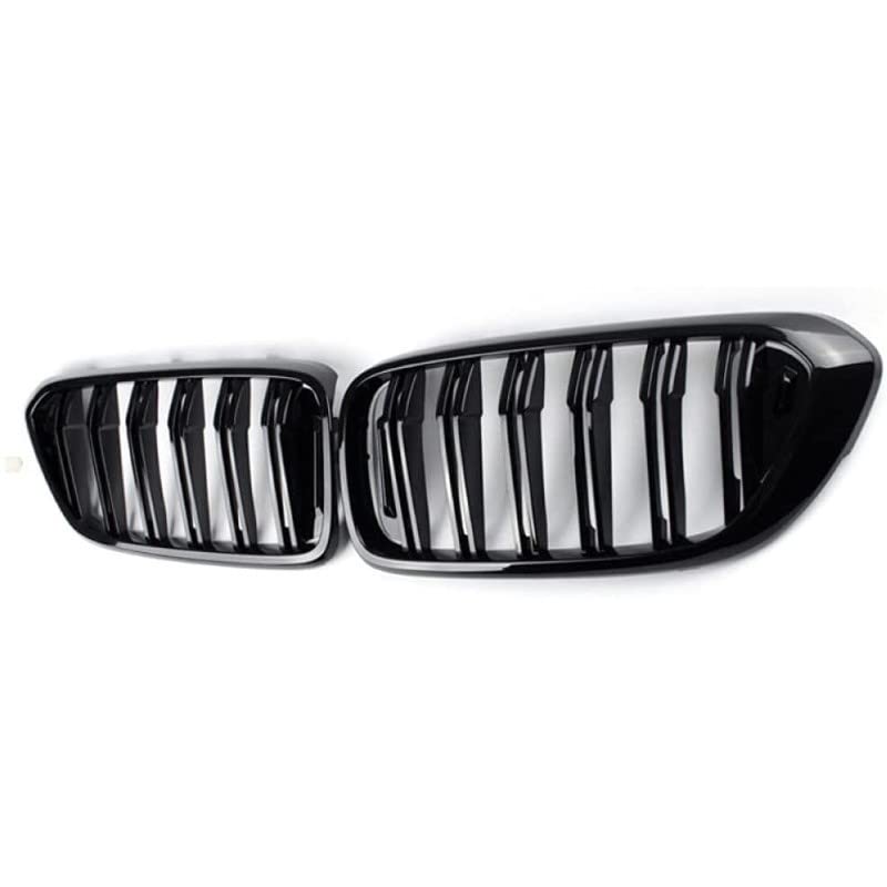 Car Craft Front Bumper Grill Compatible With Bmw 6 Series G32 2018-2021 Front Bumper Grill Glossy Black