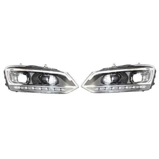 Car Craft Polo Headlight Headlamp Compatible With Volkswagen Polo Headlight Headlamp Polo 2010-2022 Vento 2010-2022 Sy Style Polo Headlight Sy Sy-polo