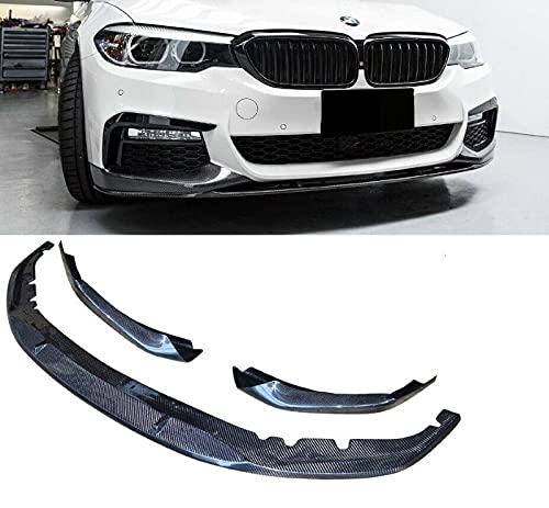 Car Craft M Performace Front Lip Bumper Lip Compatible With Bmw 5 Series G30 2017-2022 M Performace Front Lip Bumper Lip Mp Carbon Fiber Look