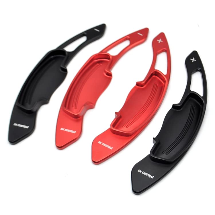 CAR CRAFT Paddle Shifter Compatible with Honda Accord 2013-2020 Civic 2016-2021 Urv 2017-2019 CRV 2017-2021 Odyssey Pilot Insight Clarity Spirior Avancier Cdx Mdx RDX Paddle Shifter Red Btbp-001