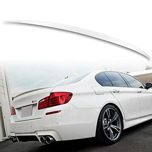 Car Craft 5 Series F10 Spoiler Rear Trunk Spoiler Compatible with BMW 5 Series Spoiler Rear Trunk Spoiler 5 Series F10 2010-2017 Non Painted M5 F10 Rear Trunk M5 Spoiler UNPAINTED