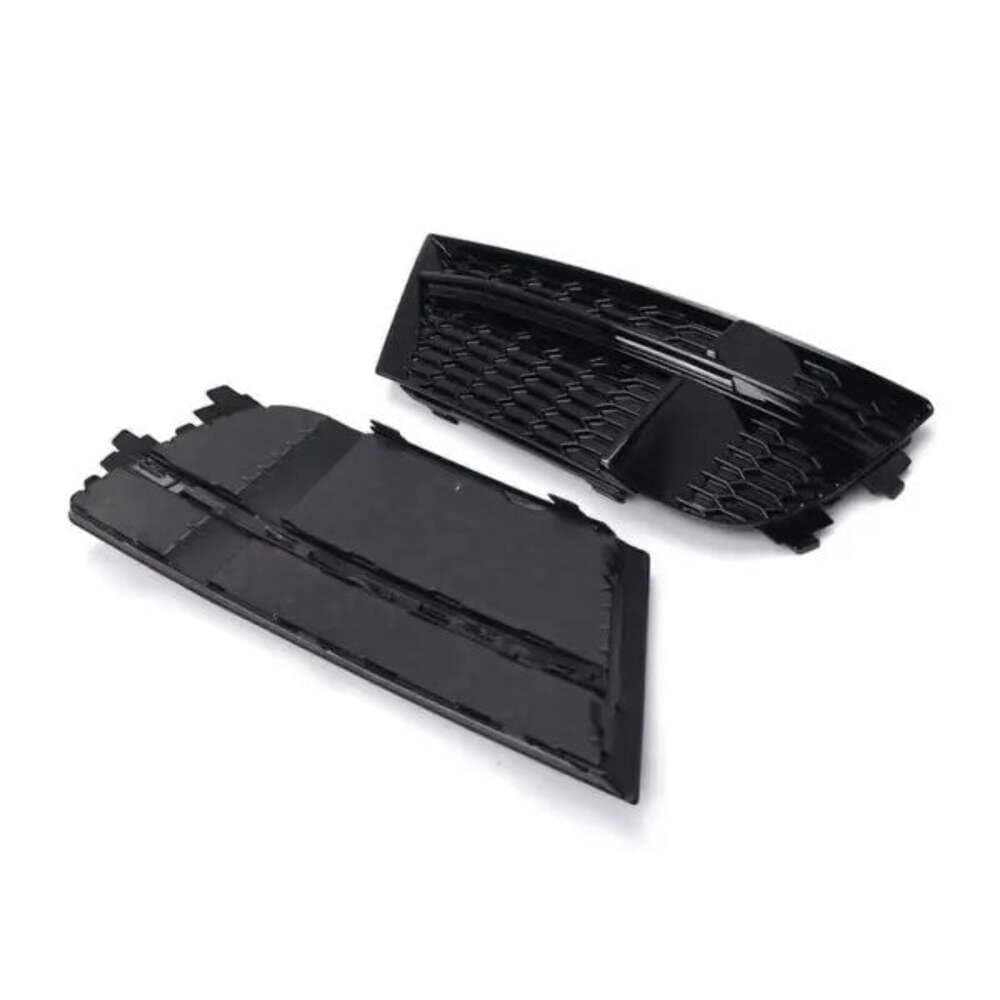 Car Craft Compatible With Audi A3 2015-2017 S Line Bumper Fog Lamp Grill Frame Cover