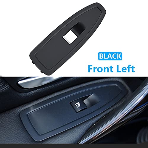 Car Craft 3 Series Window Switch Cover Compatible With Bmw 3 Series Window Switch Cover F30 2012-2018 1 Series F20 2011-2015 Black Left