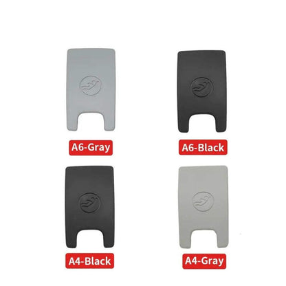 Car Craft Compatible With Audi A4 2008-2016 A6 2013-2018 Child Seat Belt Lock Cover Isofix Cover Gray CC-8928