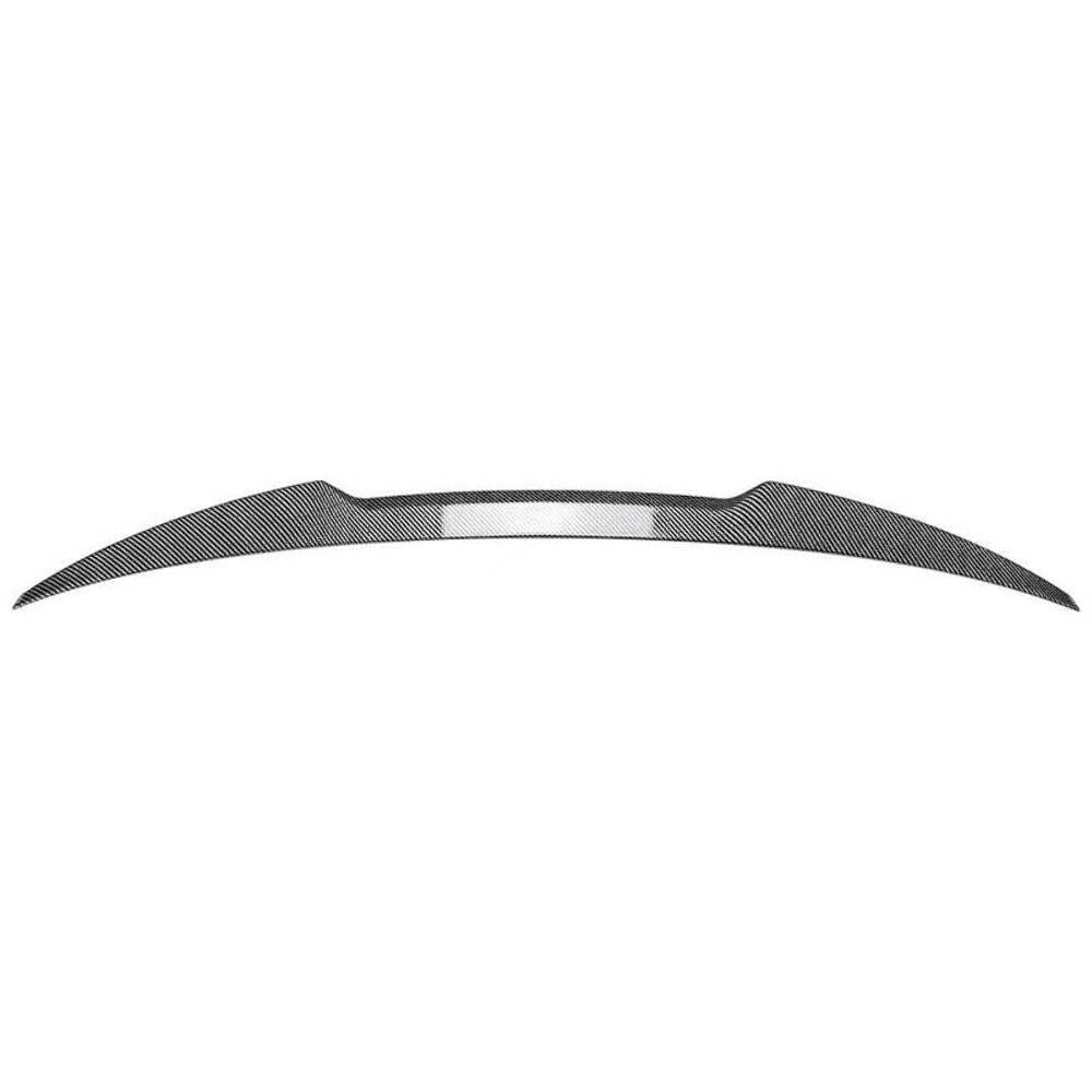Car Craft Compatible With Audi A4 S4 B9 2017-2024 Rear Trunk Boot Roof Wing Lip Spoiler Splitter Skirts Zst-924 Carbon Fiber Look CC-7120
