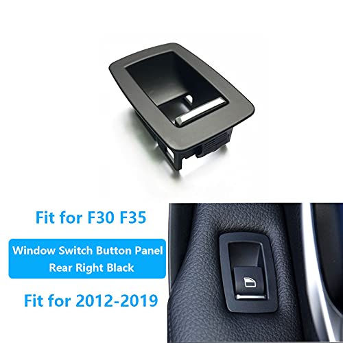 Car Craft 3 Series Window Switch Cover Compatible With Bmw 3 Series Window Switch Cover F30 2012-2018 1 Series F20 2011-2015 Black Rear