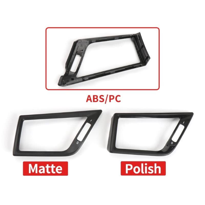 Car Craft X1 Ac Vent Ac Vent Frame Compatible With Bmw X1 Ac Vent Ac Vent Frame X1 E84 2010-2016 Right Piano Black