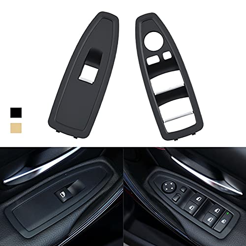 Car Craft 3 Series Window Switch Cover Compatible With Bmw 3 Series Window Switch Cover F30 2012-2018 1 Series F20 2011-2015 Black Left